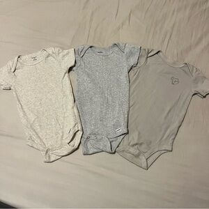 Gender Neutral Baby Onesies Cotton